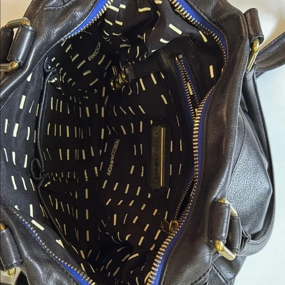 Rebecca Minkoff Black leather MAB Satchel handbag - Picture 4 of 6